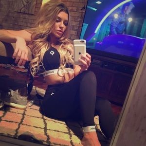 onthec High Waisted Black Leggings Sz M 4/6